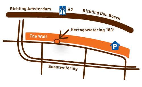 Doppio Utrecht The Wall plattegrond