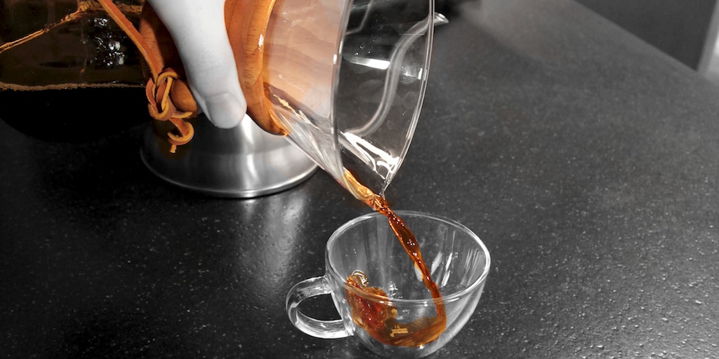 Chemex schenken in ons Doppio Espresso Lab