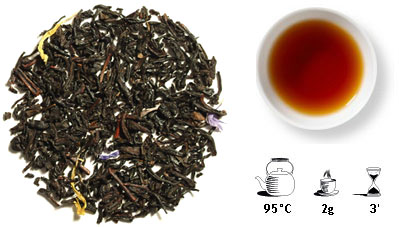 Earl grey met echte bergamot - details